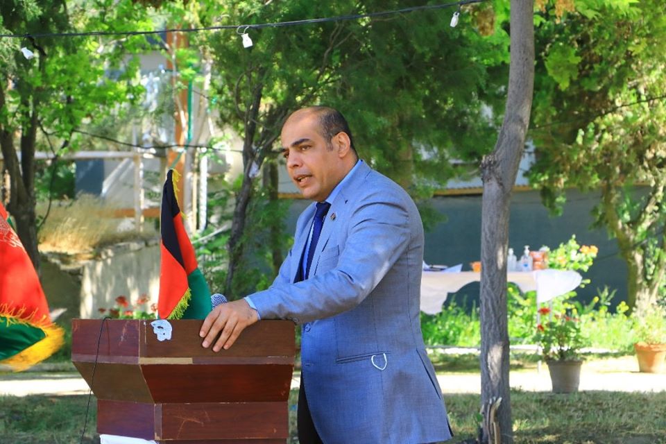 An online exhibition of Afghan products was held