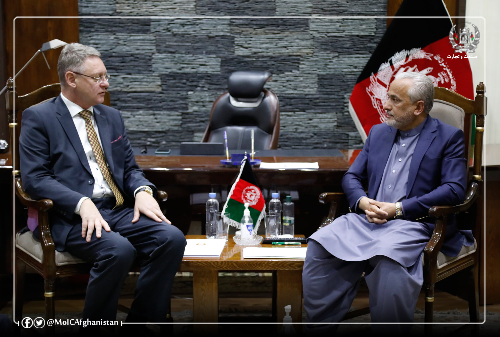 Acting Minister of Industry and Commerce Meets Belarusian Non-Resident Ambassador