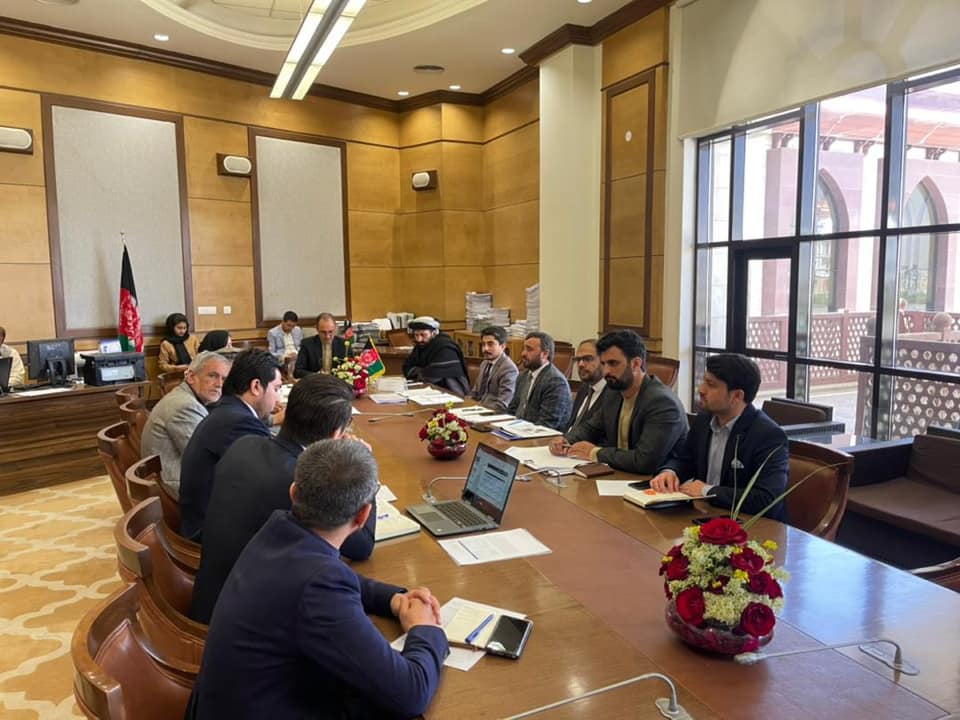 د مشرانو جرګې د ملي اقتصاد، مالي او بودیجې کميسيون په غونډه کې د صنعت او سوداګرۍ چارو د معین ګډون