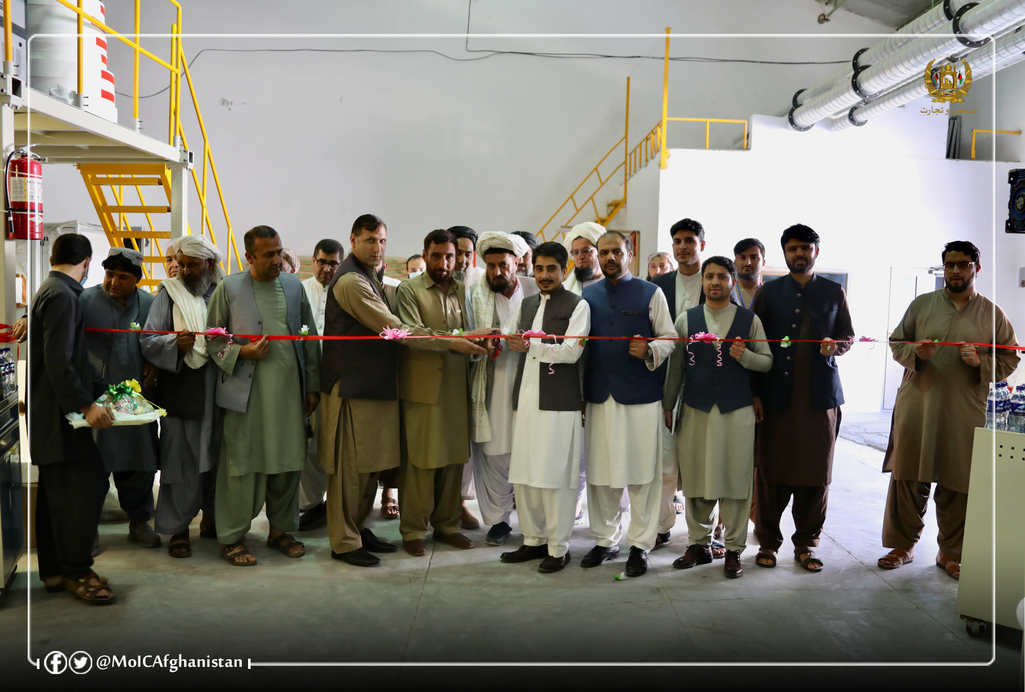 Inauguration of 3 production-industrial plants in Kandahar province