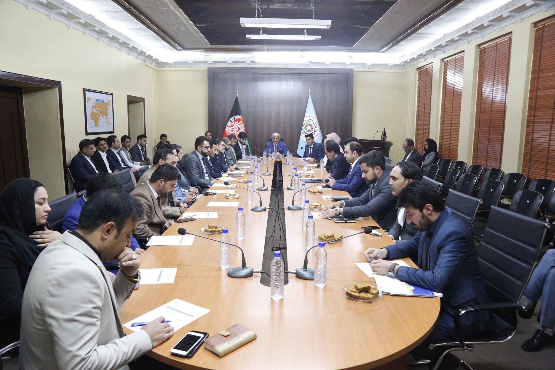 د صنعت او سوداګرۍ وزارت د درې نويو رییسان معرفي کول