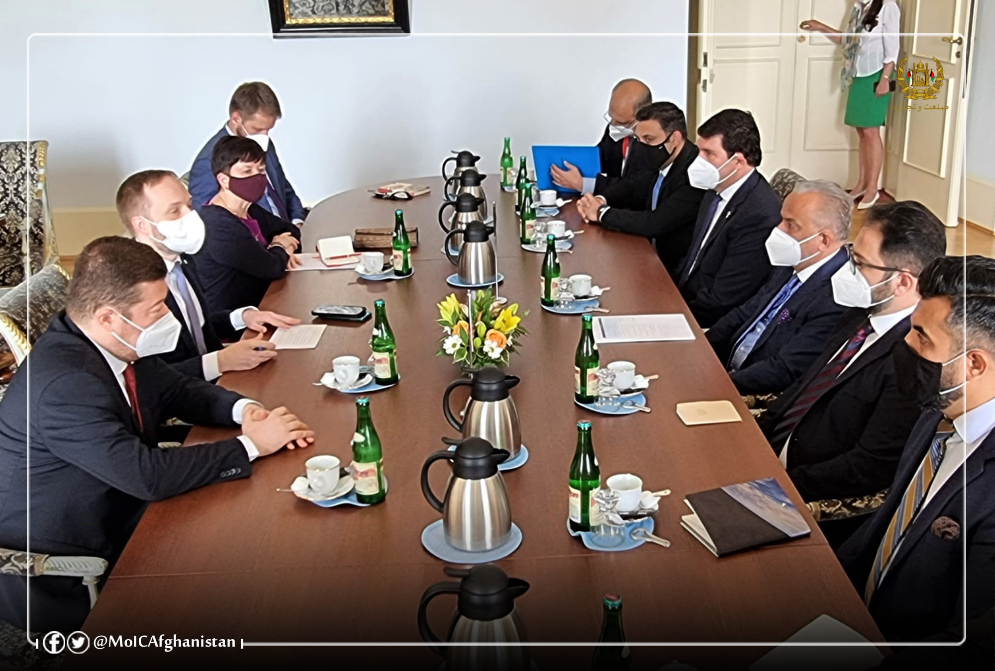 دچک جمهوریت د بهرنیو چارو وزیر سره لیدنه