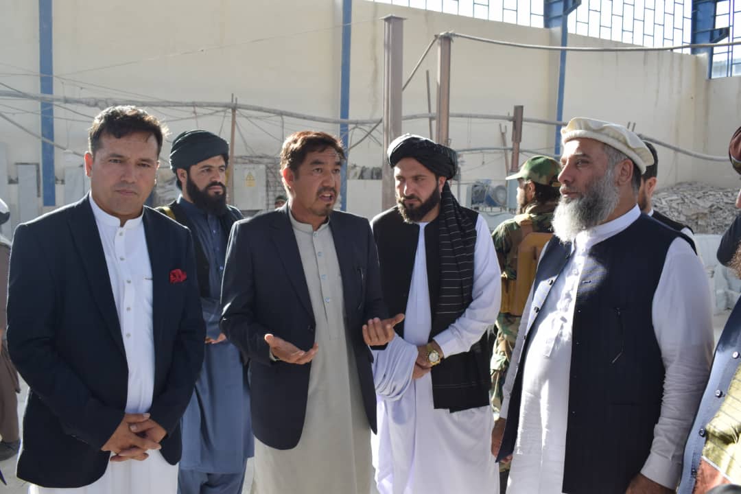 بازدید سرپرست وزارت صنعت و تجارت از پارک صنعتی ارغندی