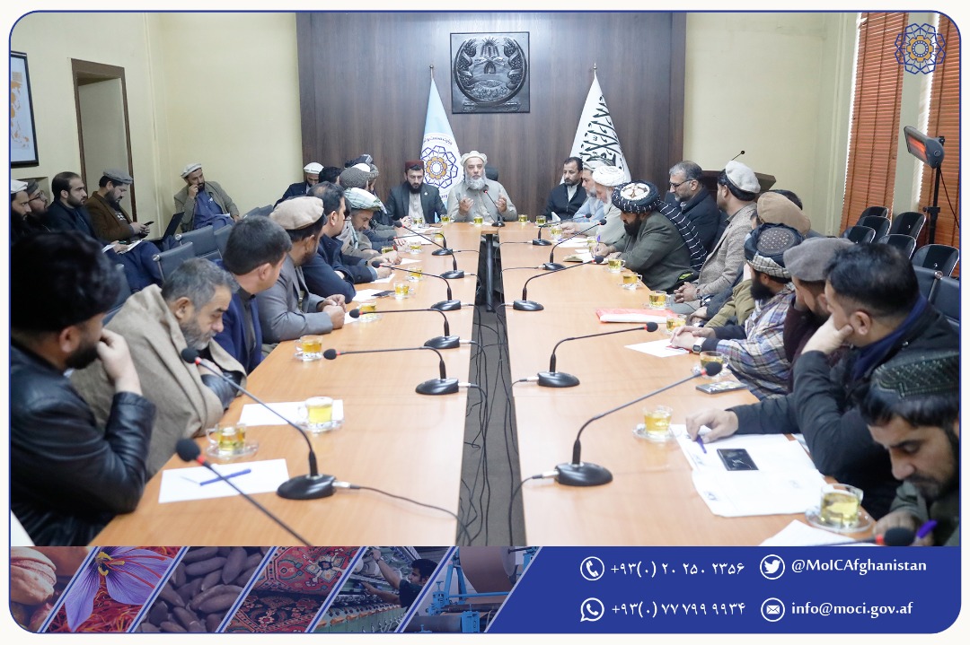 دیدار محترم الحاج نورالدین عزیزی با رهبری و اعضای اتاق صنایع و معادن