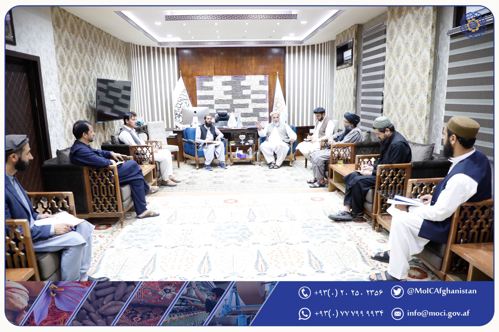 دیدار الحاج عزیزی با معاون علمی پوهنتون پکتیا