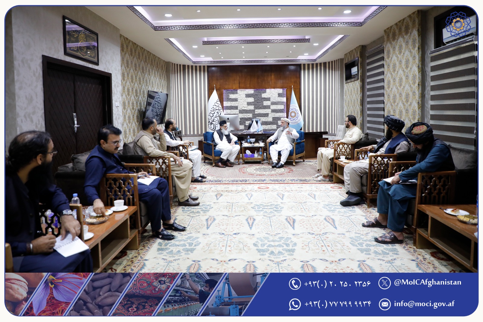 شریک‌سازی نگرانی‌های تاجران کشور در ملاقاتی با سفیر پاکستان