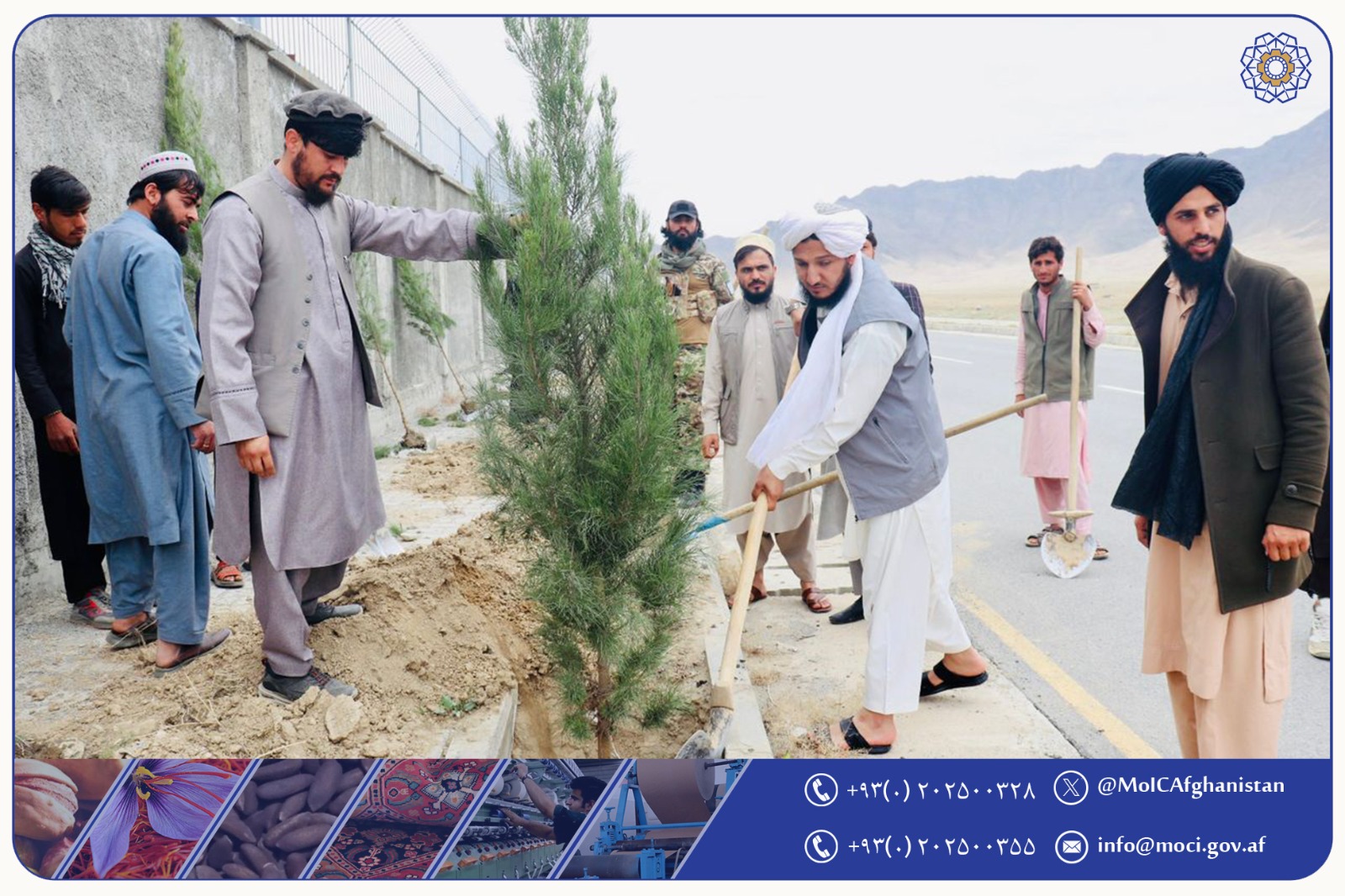 غرص نهال در پارک صنعتی باریک آب ولسوالی بگرام ولایت پروان