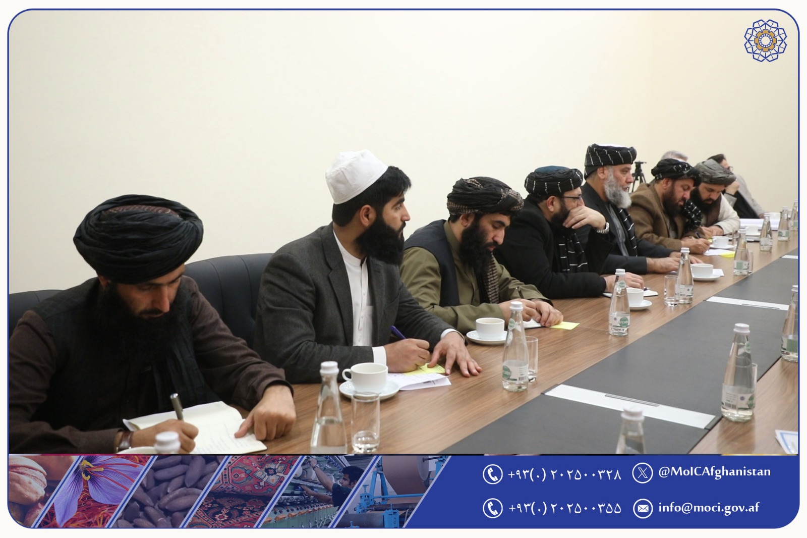 ملاقات الحاج عزیزی با میرگن قردوف رئیس اتاق تجارت و صنعت جمهوری ترکمنستان