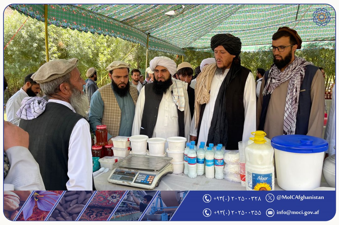 افتتاح نمایشگاه تولیدات و محصولات داخلی در ولایت پنجشیر