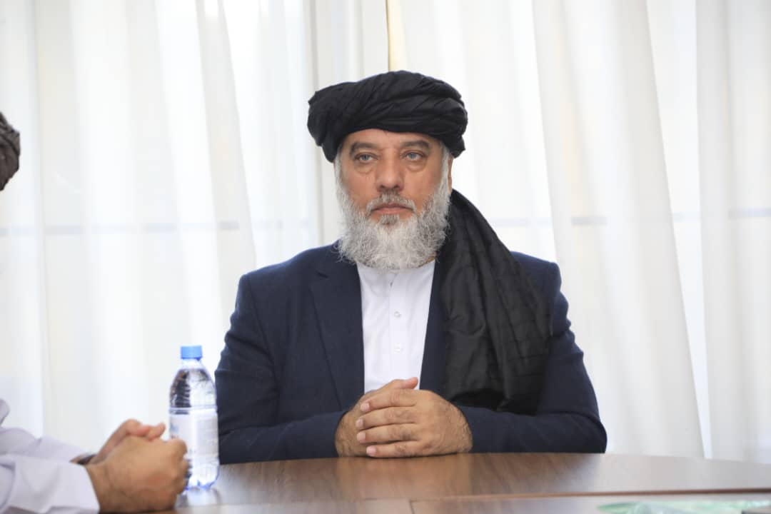 دیدار وزیر صنعت و تجارت امارت اسلامی افغانستان با تجار و سرمایه‌گذاران افغان در شهر شیمکنت قزاقستان