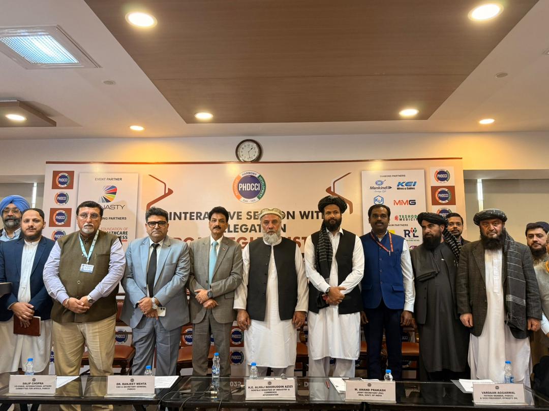 ملاقات وزیر صنعت و تجارت امارت اسلامی با سکتورخصوصی هندوستان